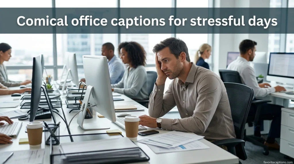 Comical office captions for stressful days