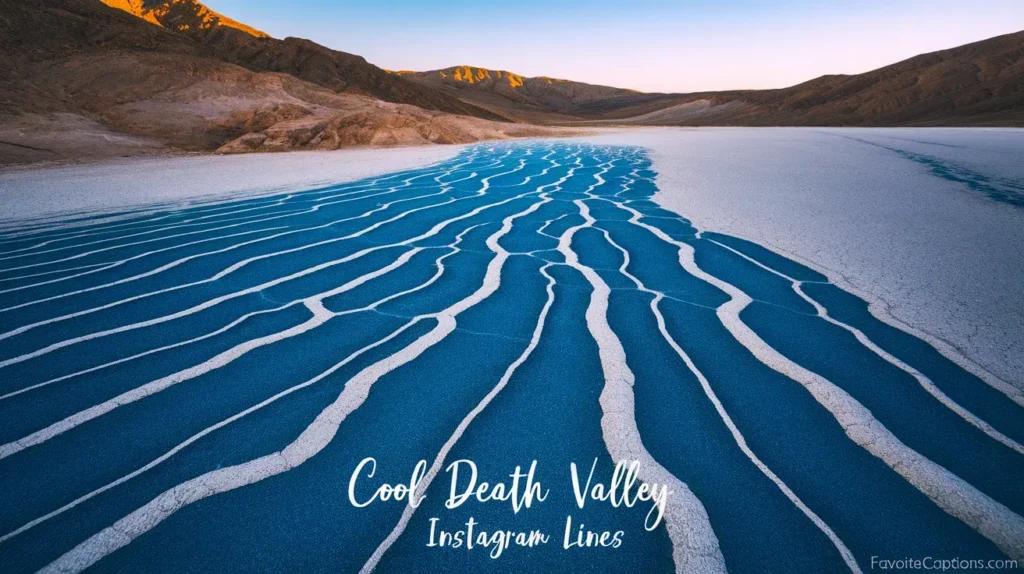 Cool Death Valley Instagram lines