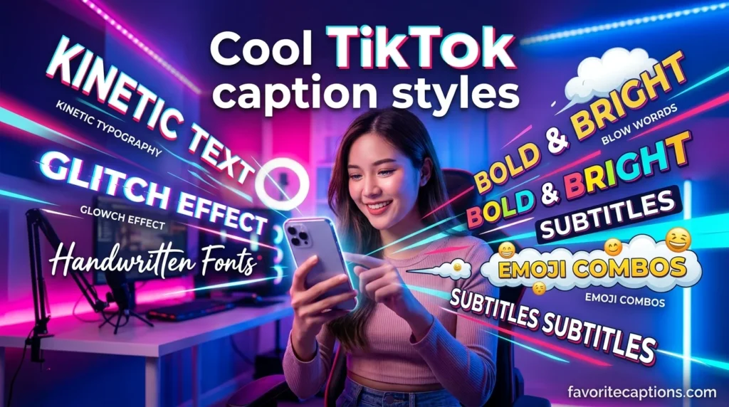 Cool TikTok caption styles