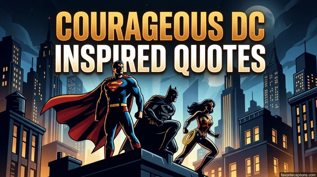 Courageous DC Inspired Quotes