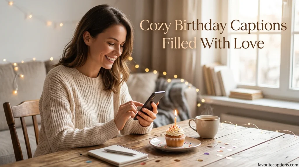 Cozy Birthday Captions Filled With Love