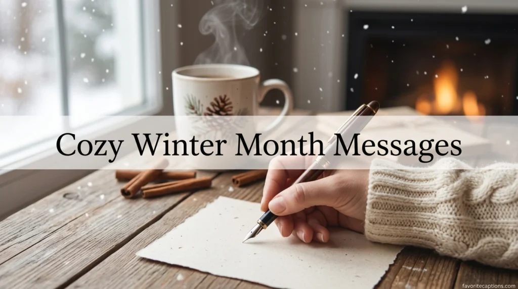 Cozy Winter Month Messages
