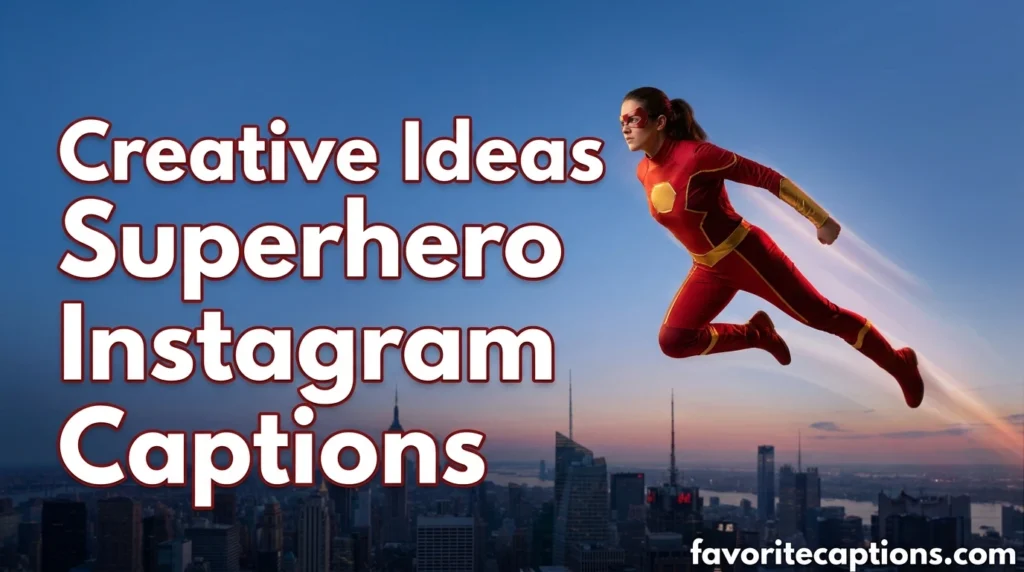 Creative Ideas Superhero Instagram Captions