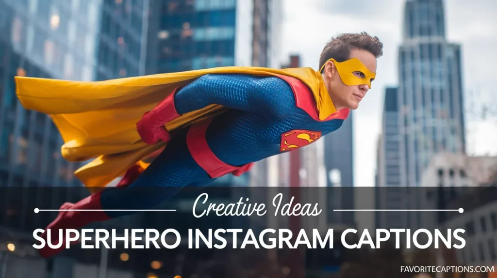 Creative Ideas Superhero Instagram Captions