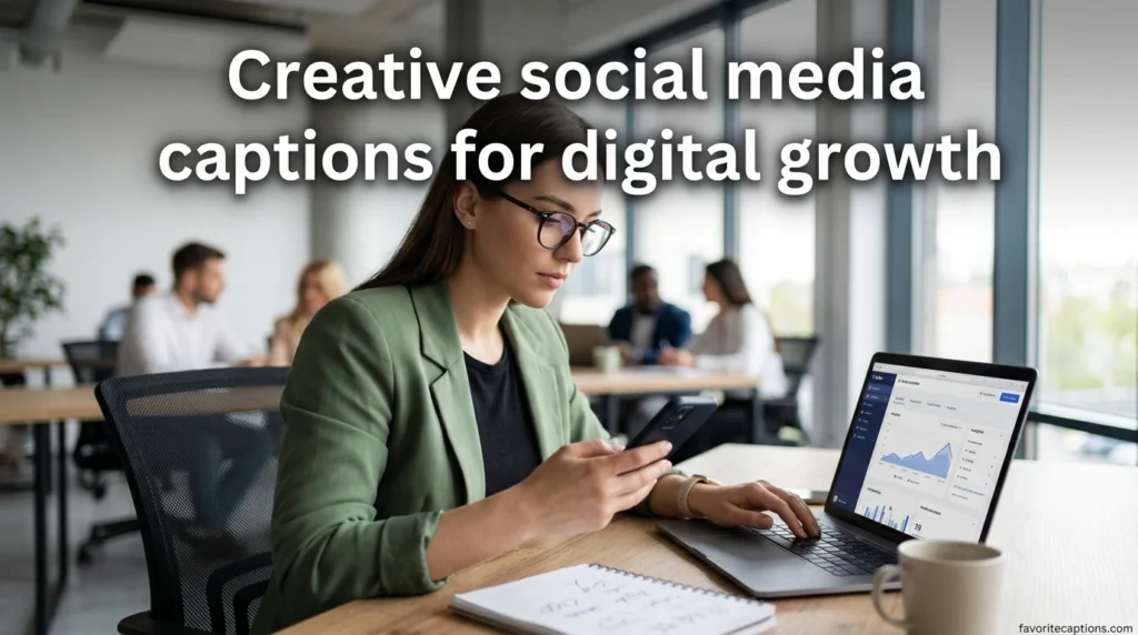 Creative social media captions for digital growth