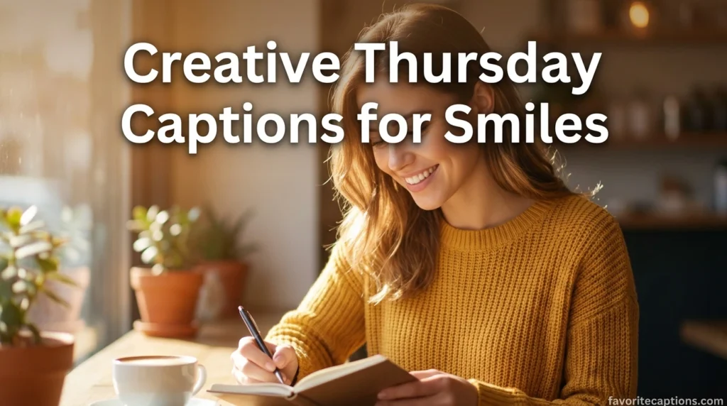 Creative Thursday Captions for Smiles