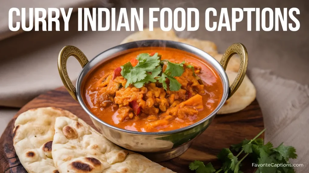 Curry Indian Food Captions