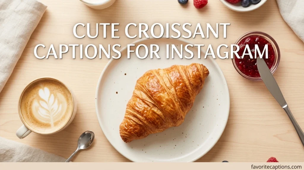 Cute Croissant Captions for Instagram