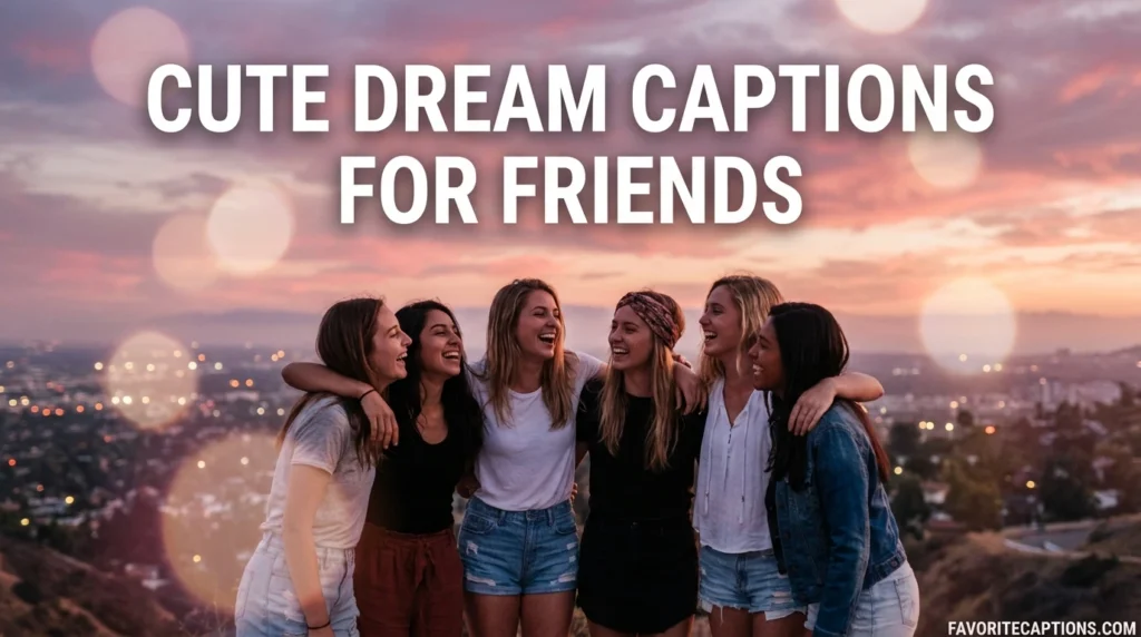Cute dream captions for friends