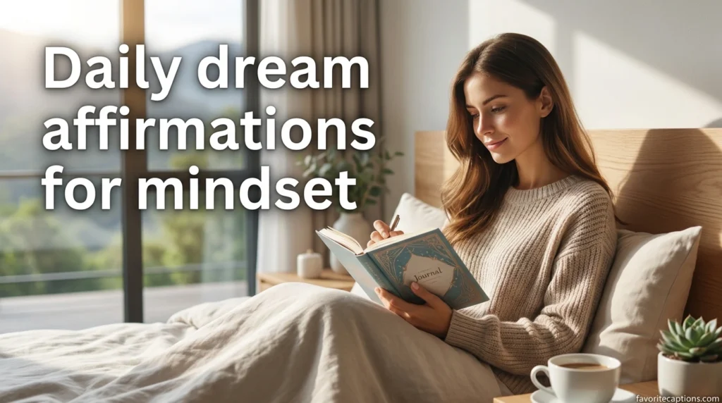 Daily dream affirmations for mindset