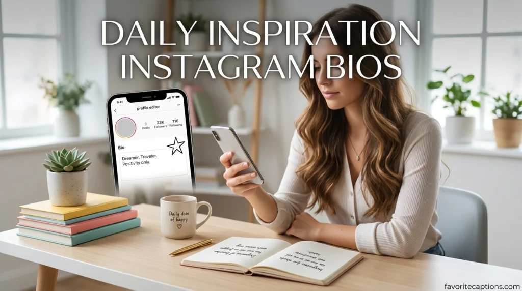 Daily inspiration Instagram bios