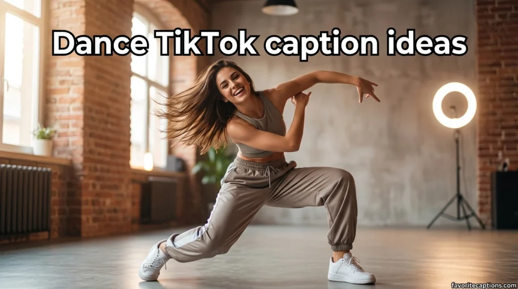 Dance TikTok caption ideas