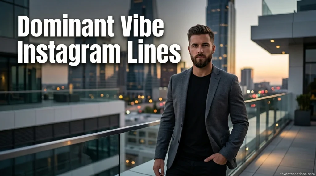 Dominant Vibe Instagram Lines