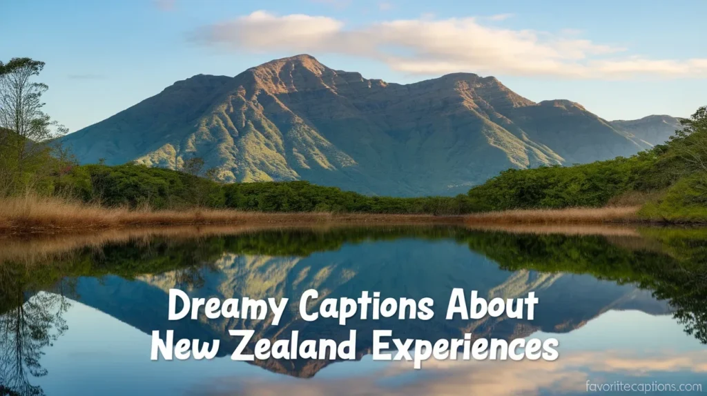 Dreamy captions about New Zealand experiences