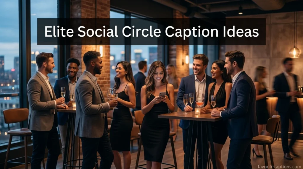 Elite Social Circle Caption Ideas