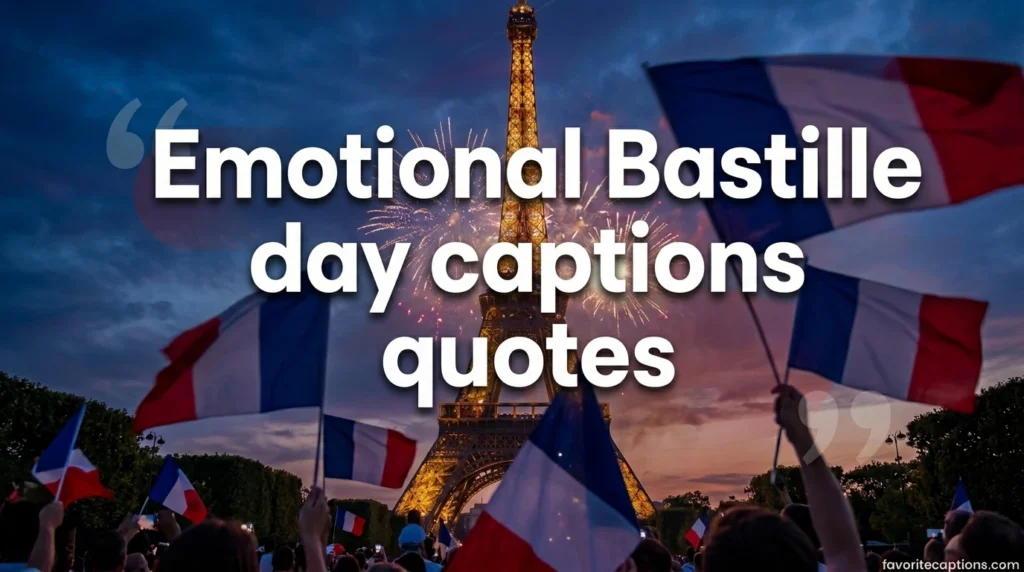 Emotional Bastille day captions quotes