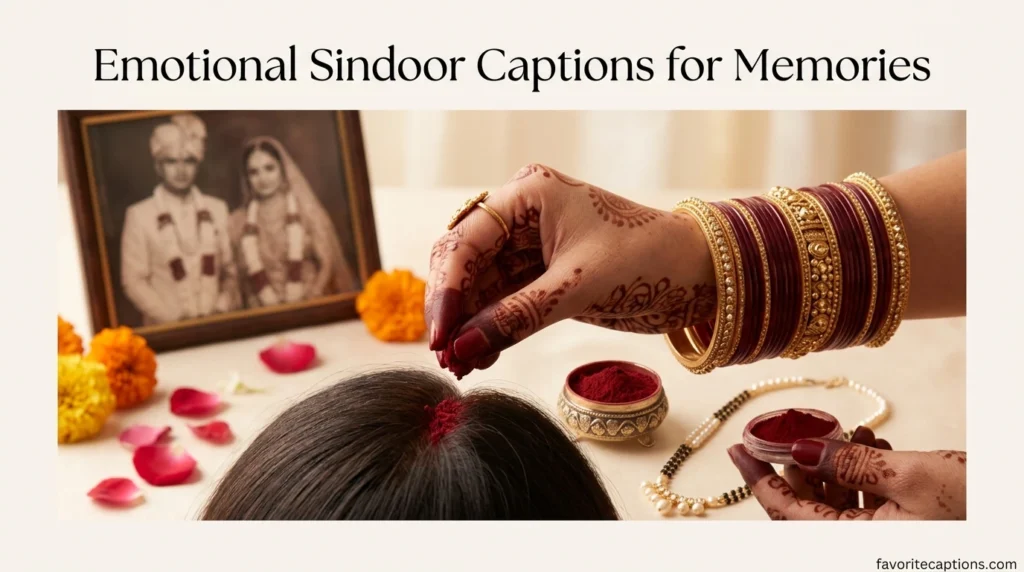 Emotional Sindoor Captions for Memories