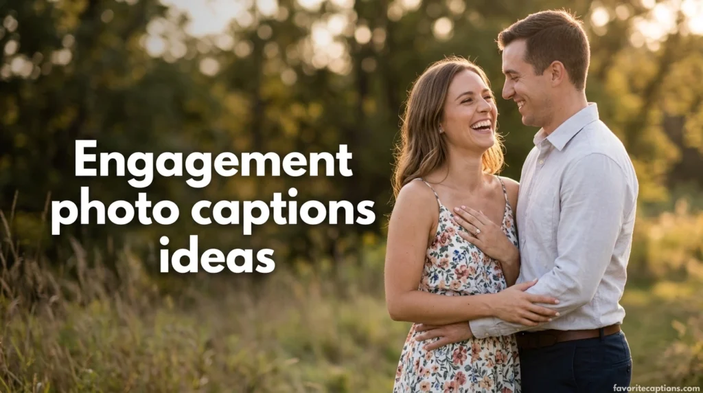 Engagement photo captions ideas