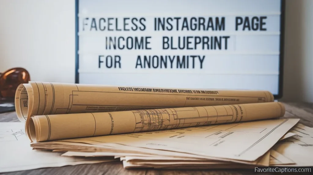 Faceless Instagram page income blueprint for anonymity