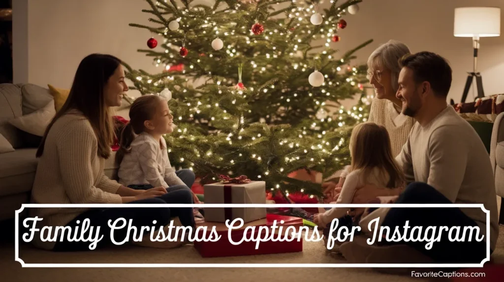 Family Christmas Captions For Instagram