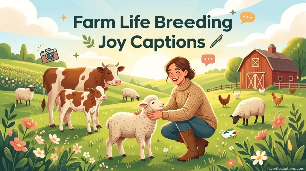 Farm Life Breeding Joy Captions