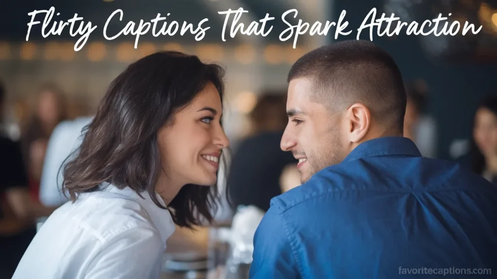 Flirty captions that spark attraction
