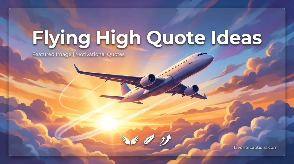 Flying High Quote Ideas