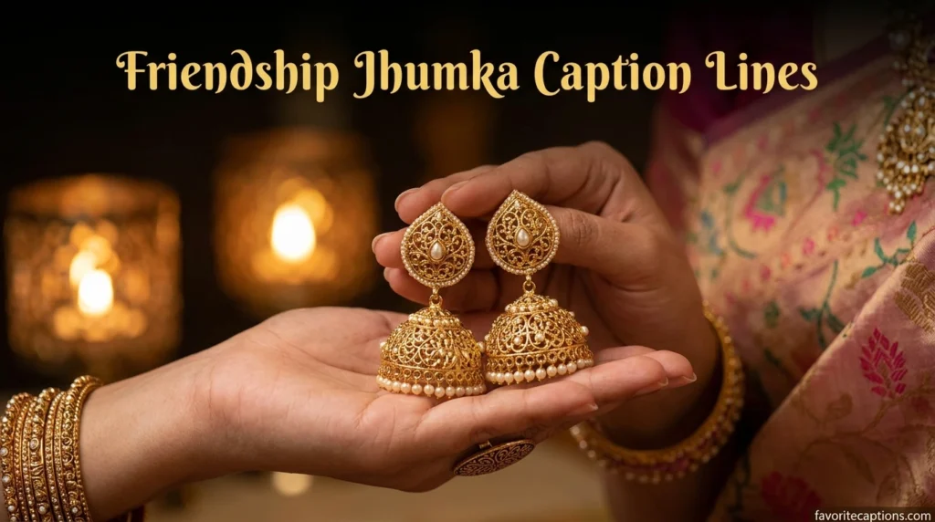 Friendship Jhumka Caption Lines