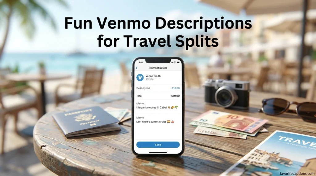 Fun Venmo Descriptions for Travel Splits