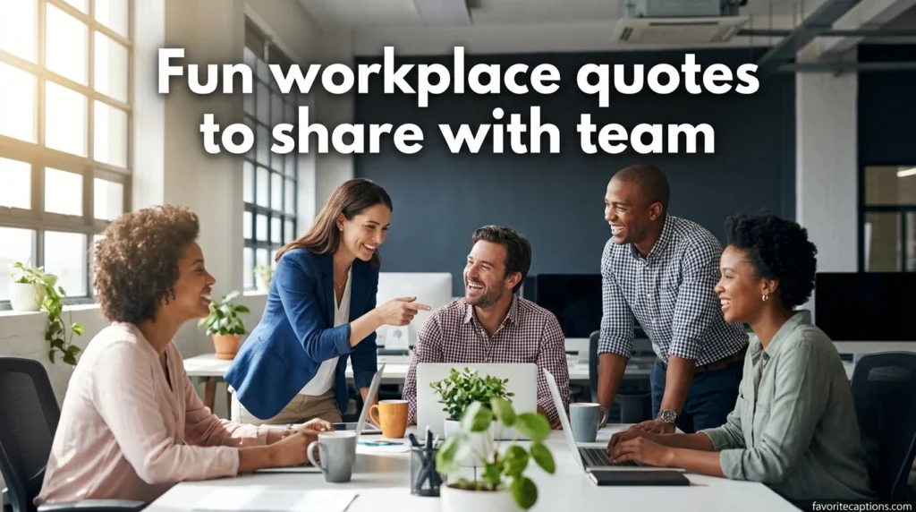Fun workplace quotes to share with team