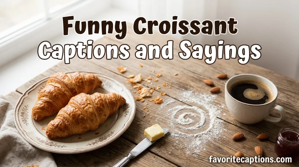 Funny Croissant Captions and Sayings
