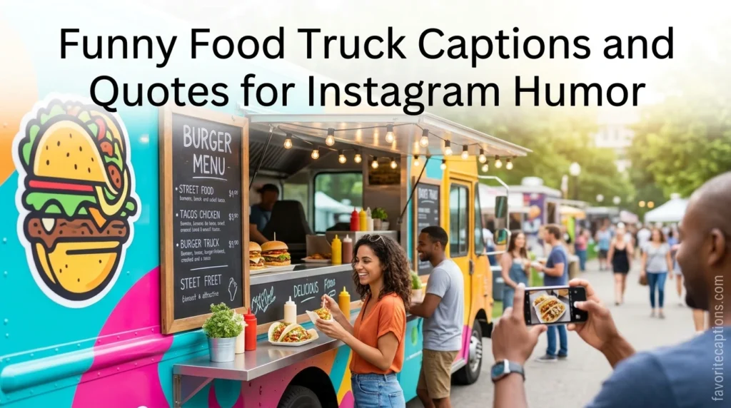 Funny Food Truck Captions and Quotes for Instagram Humor
