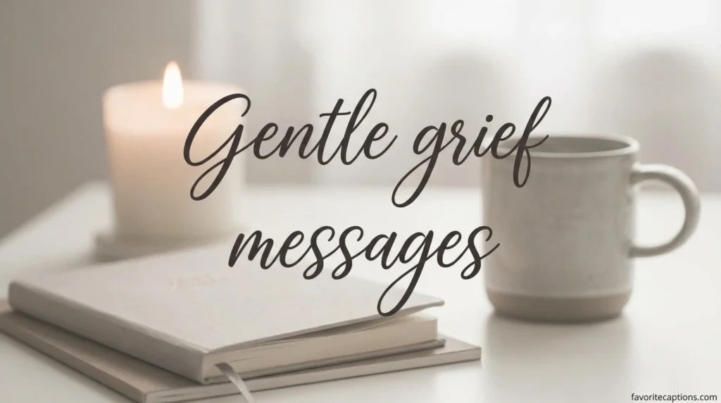 Gentle grief messages