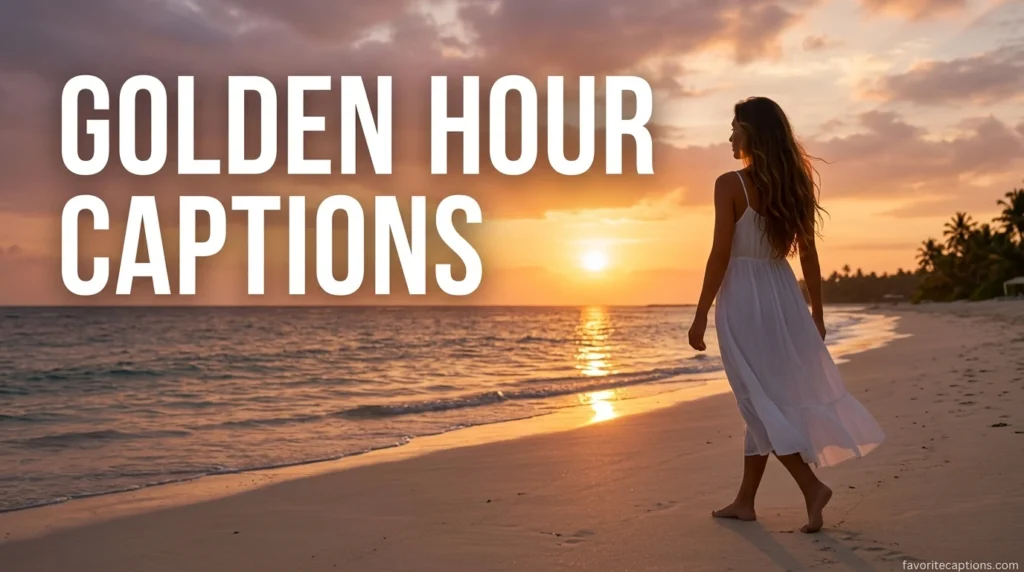 Golden Hour Captions
