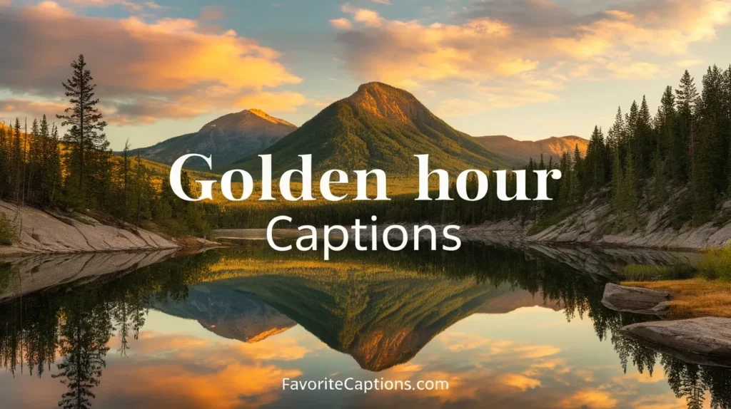 Golden Hour Captions