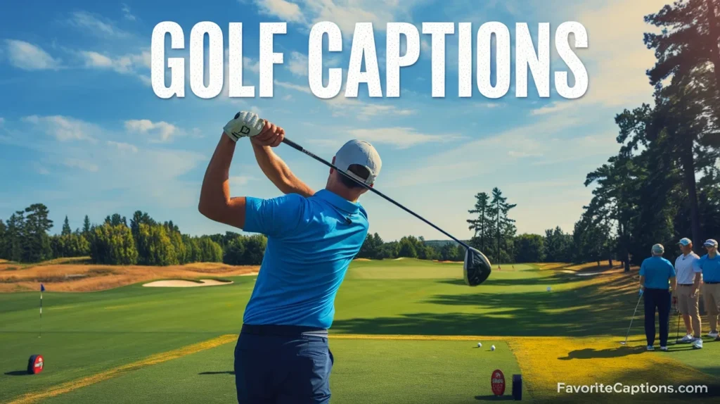 Golf captions