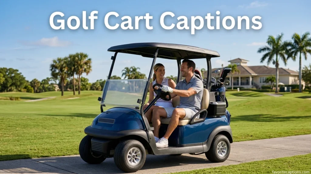Golf Cart Captions