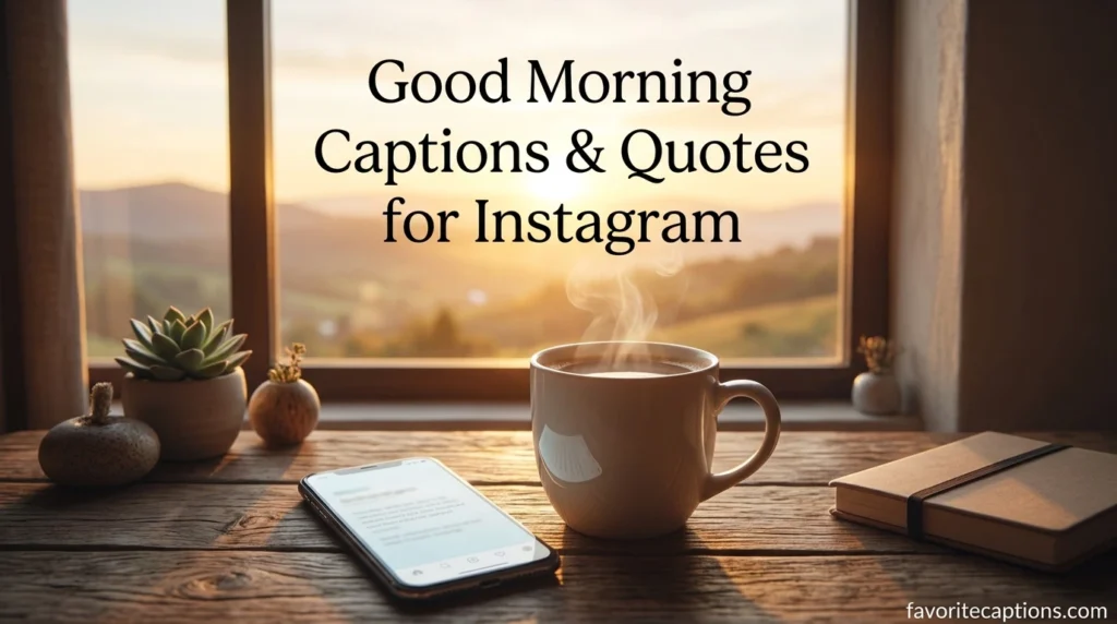 Good Morning Captions & Quotes for Instagram