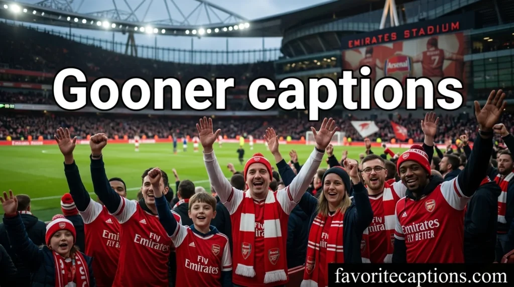 Gooner captions