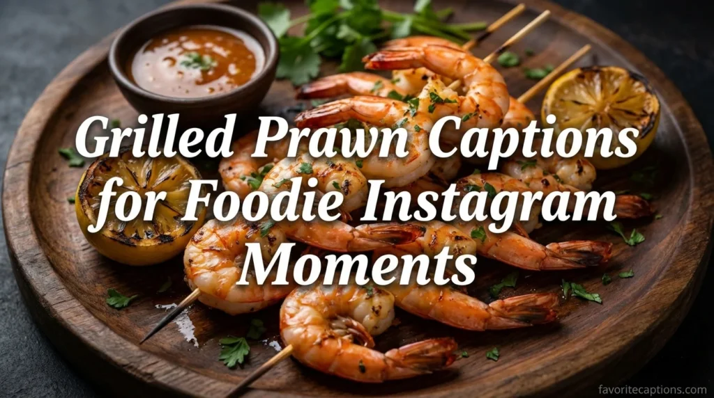 Grilled Prawn Captions for Foodie Instagram Moments