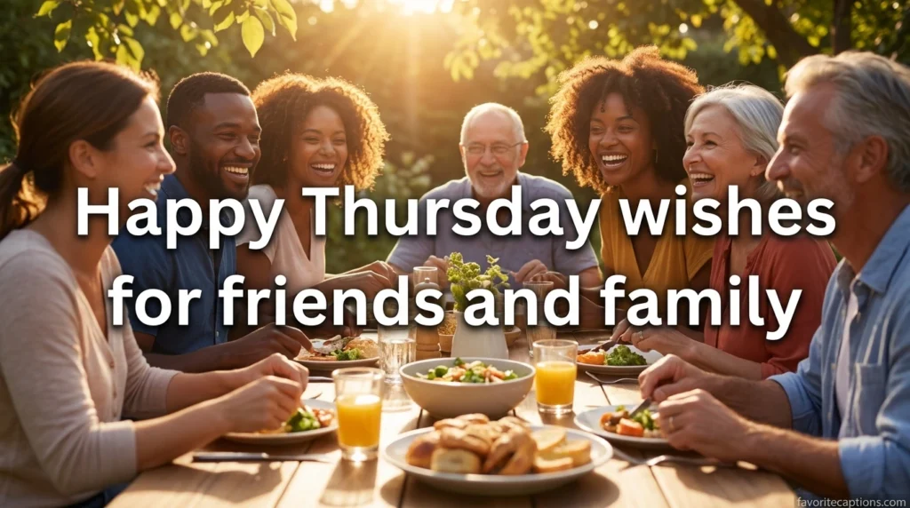 Happy Thursday wishes for friends and family
