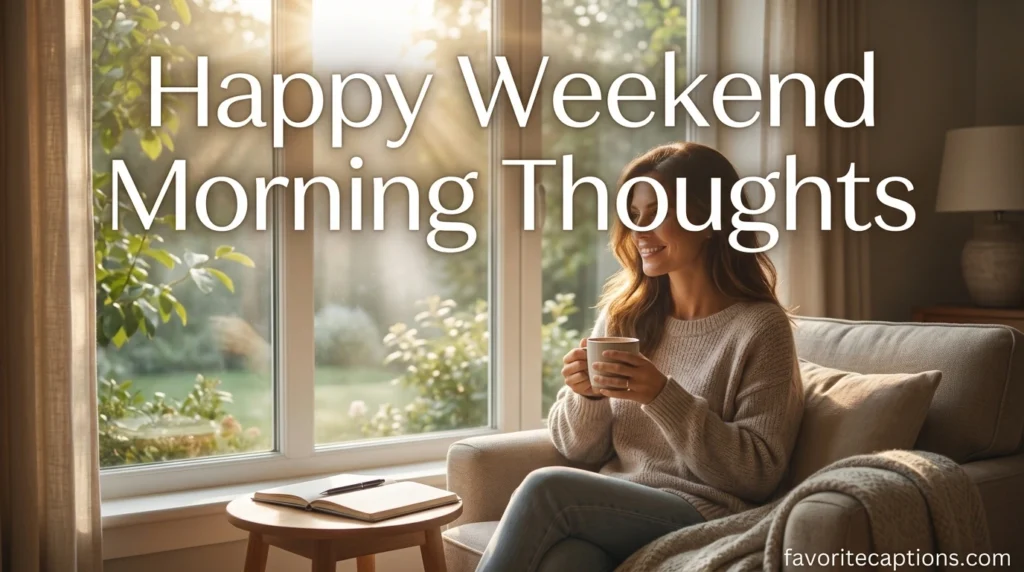 Happy Weekend Morning Thoughts