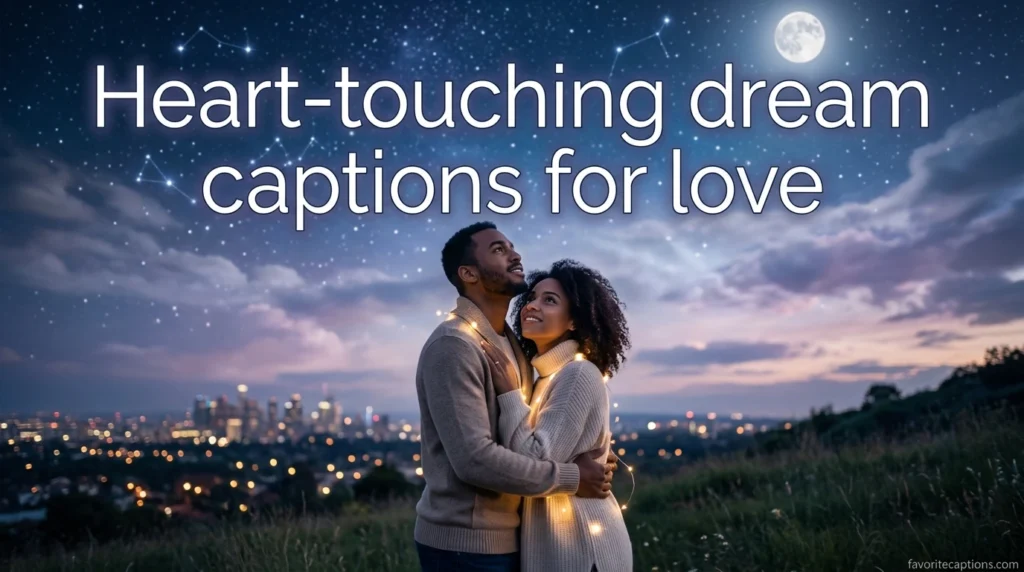 Heart-touching dream captions for love