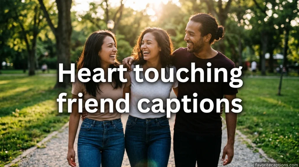 Heart touching friend captions