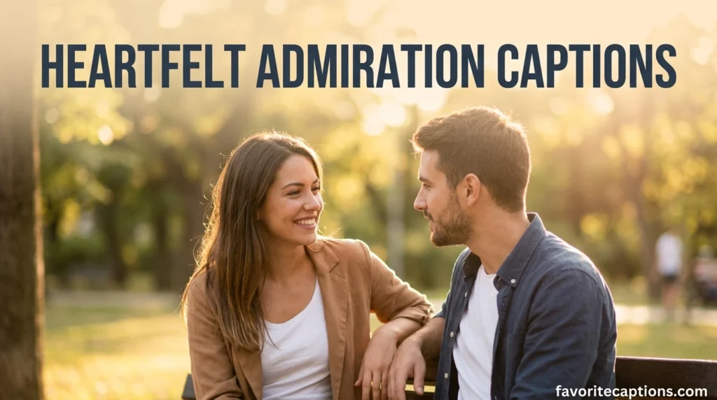 Heartfelt Admiration Captions