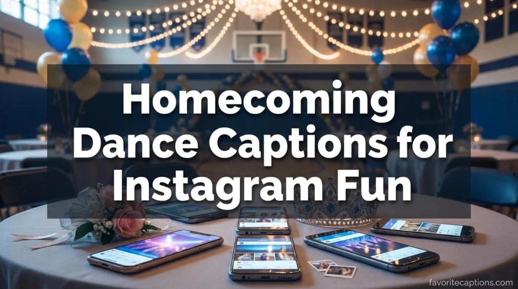 Homecoming Dance Captions for Instagram Fun
