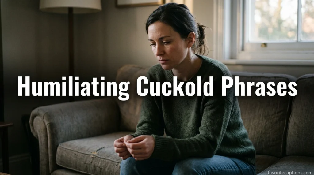 Humiliating Cuckold Phrases