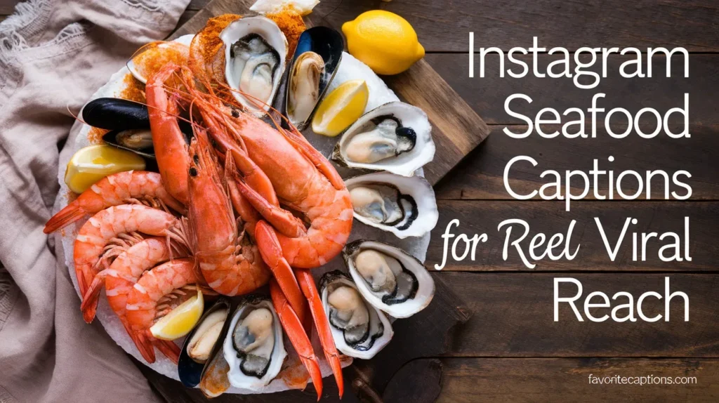 Instagram seafood captions for reel viral reach