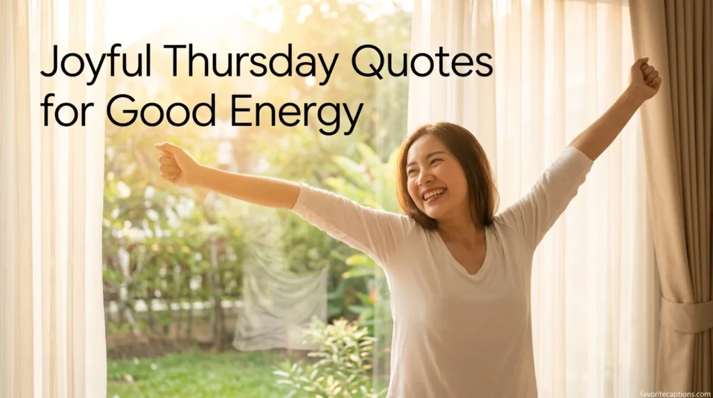 Joyful Thursday Quotes for Good Energy