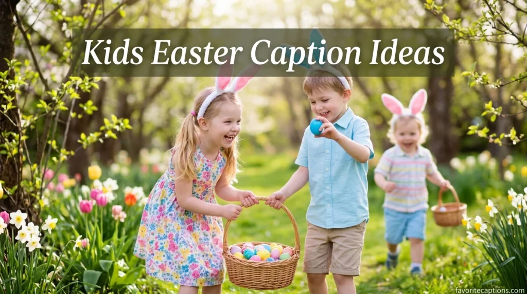 Kids Easter Caption Ideas